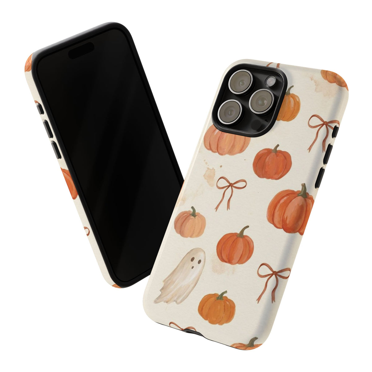 Autumn Pumpkin Ghost Tough Phone Case