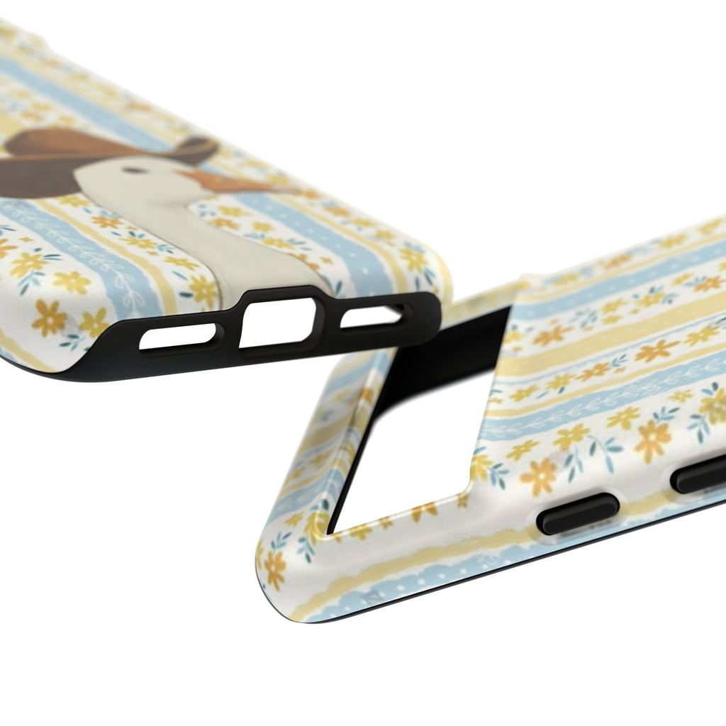 Goose Cowboy Phone Case – Cute Country Floral iPhone Cover