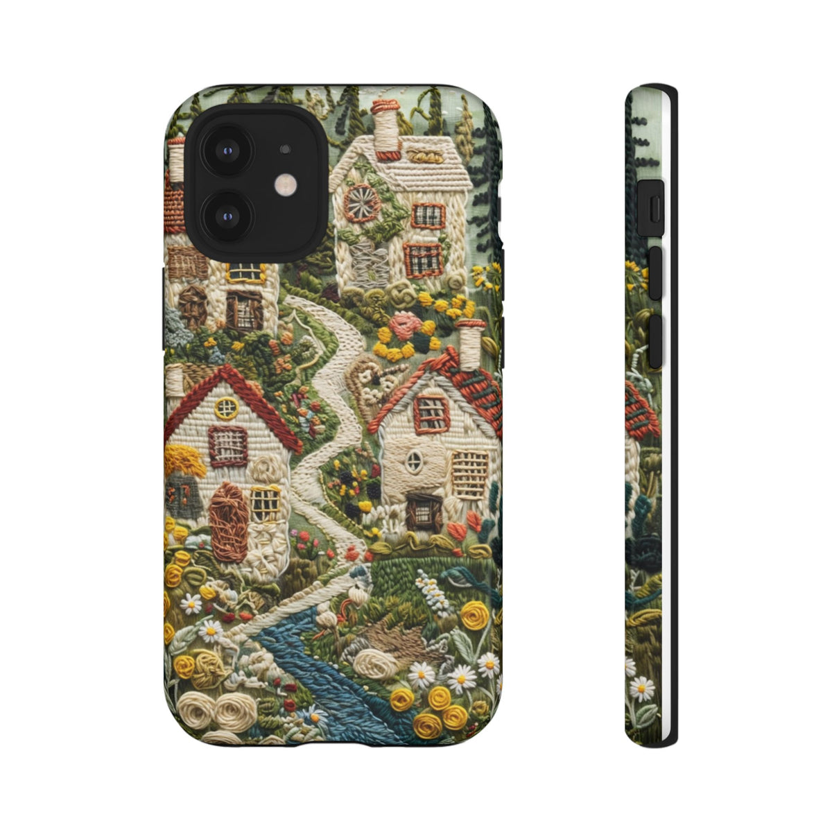 Cottagecore Garden Village Phone Case