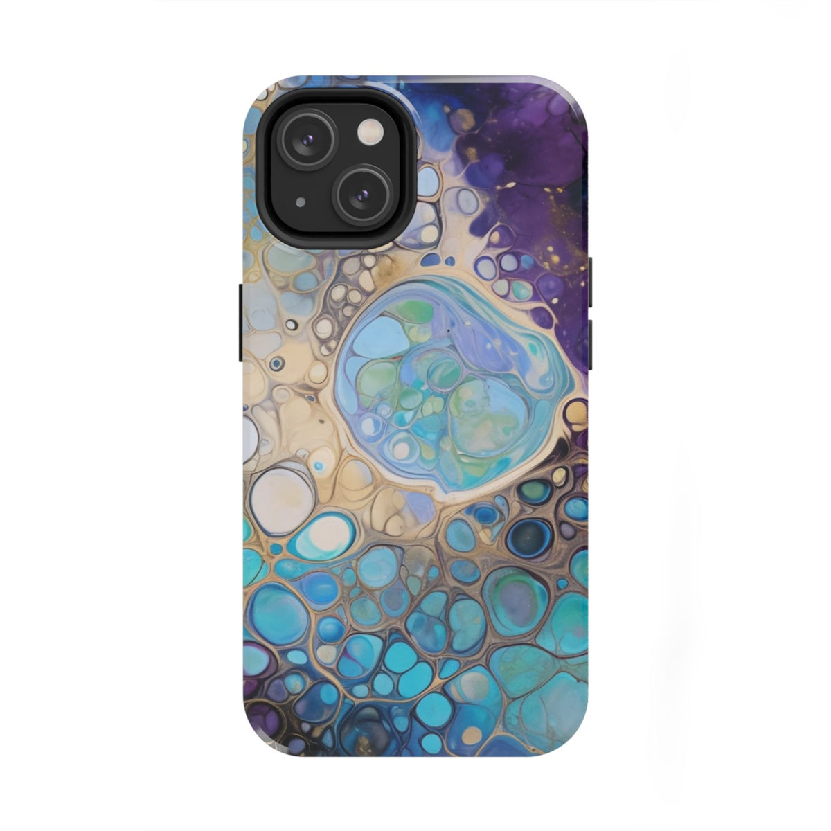 Abstract Ocean Bubble Tough Phone Case
