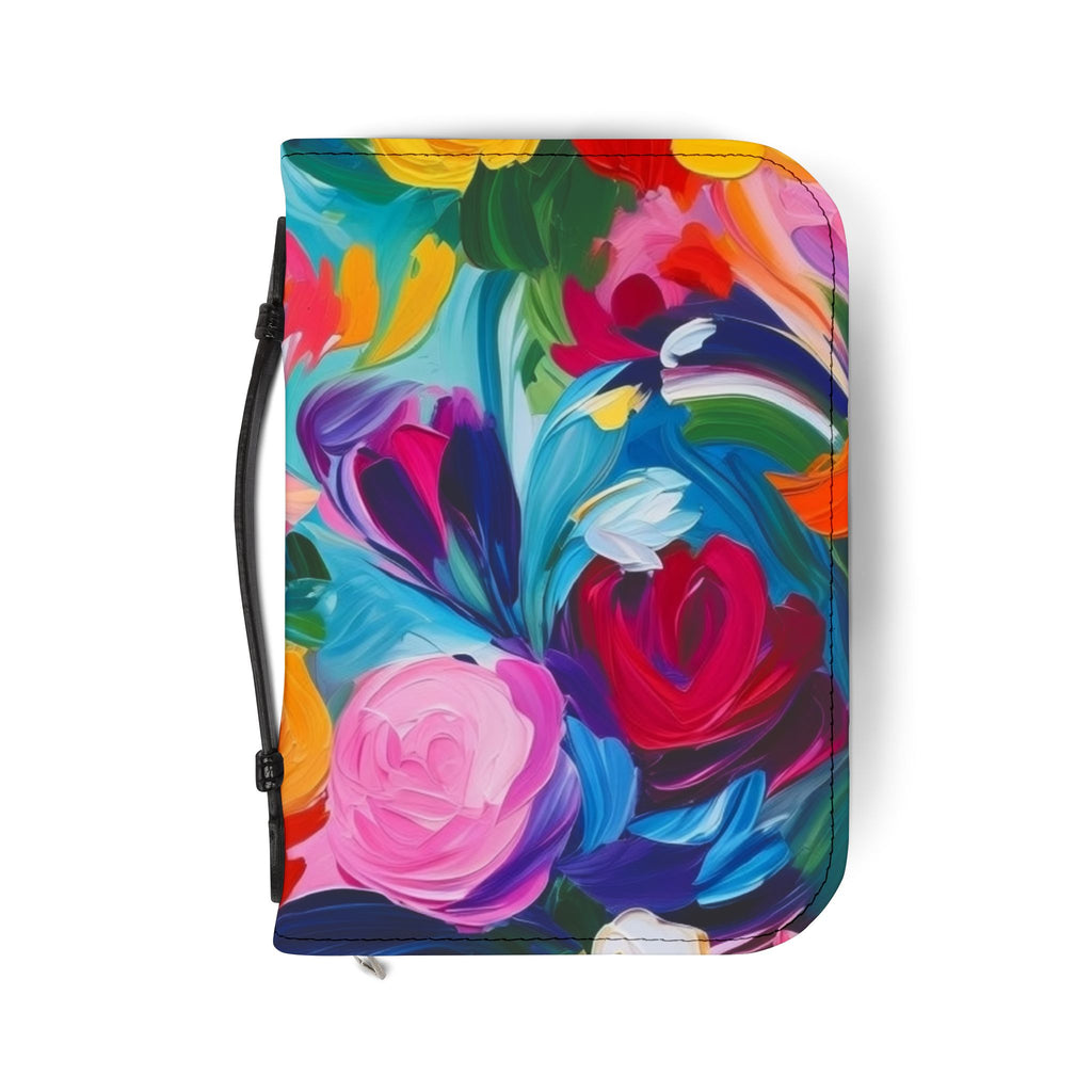 Colorful Floral Bible Cover – Vibrant Flower Design