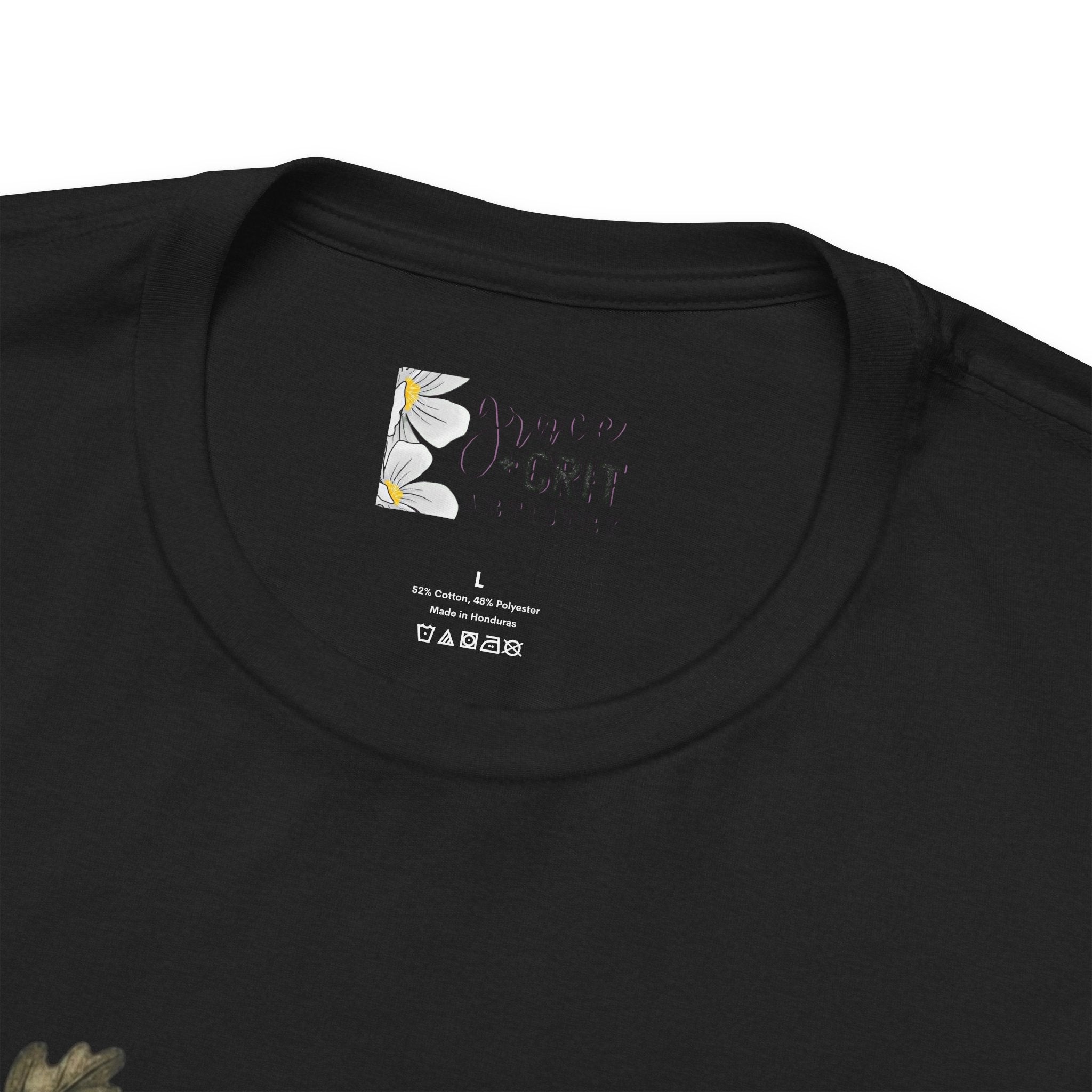 Bible Verse Stack T-Shirt — Genesis Exodus Leviticus Numbers Deuteronomy Floral Graphic