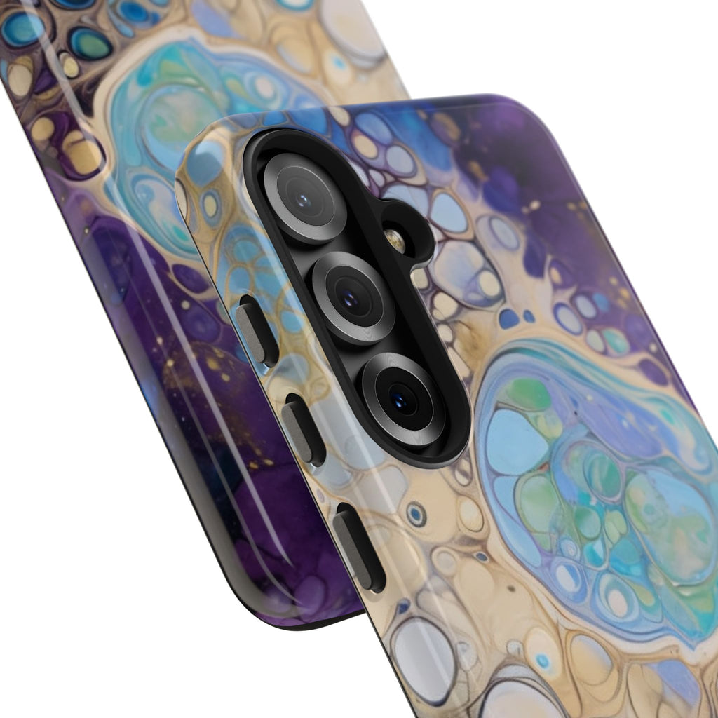 Abstract Ocean Bubble Tough Phone Case
