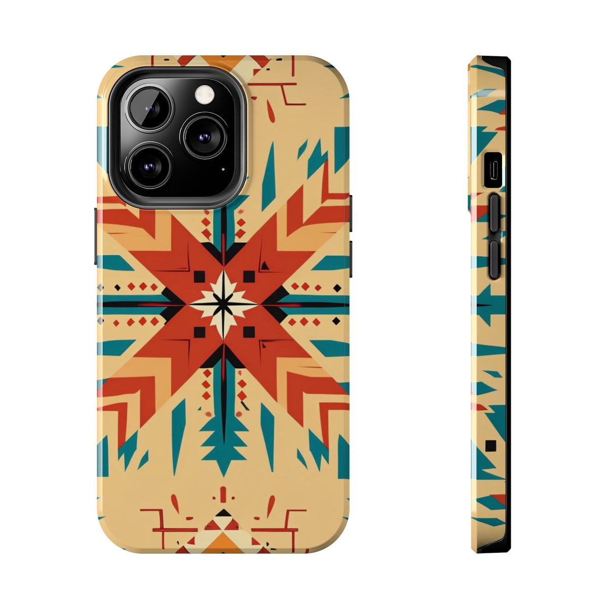 Southwestern Geometric Starburst Tough Phone Case
