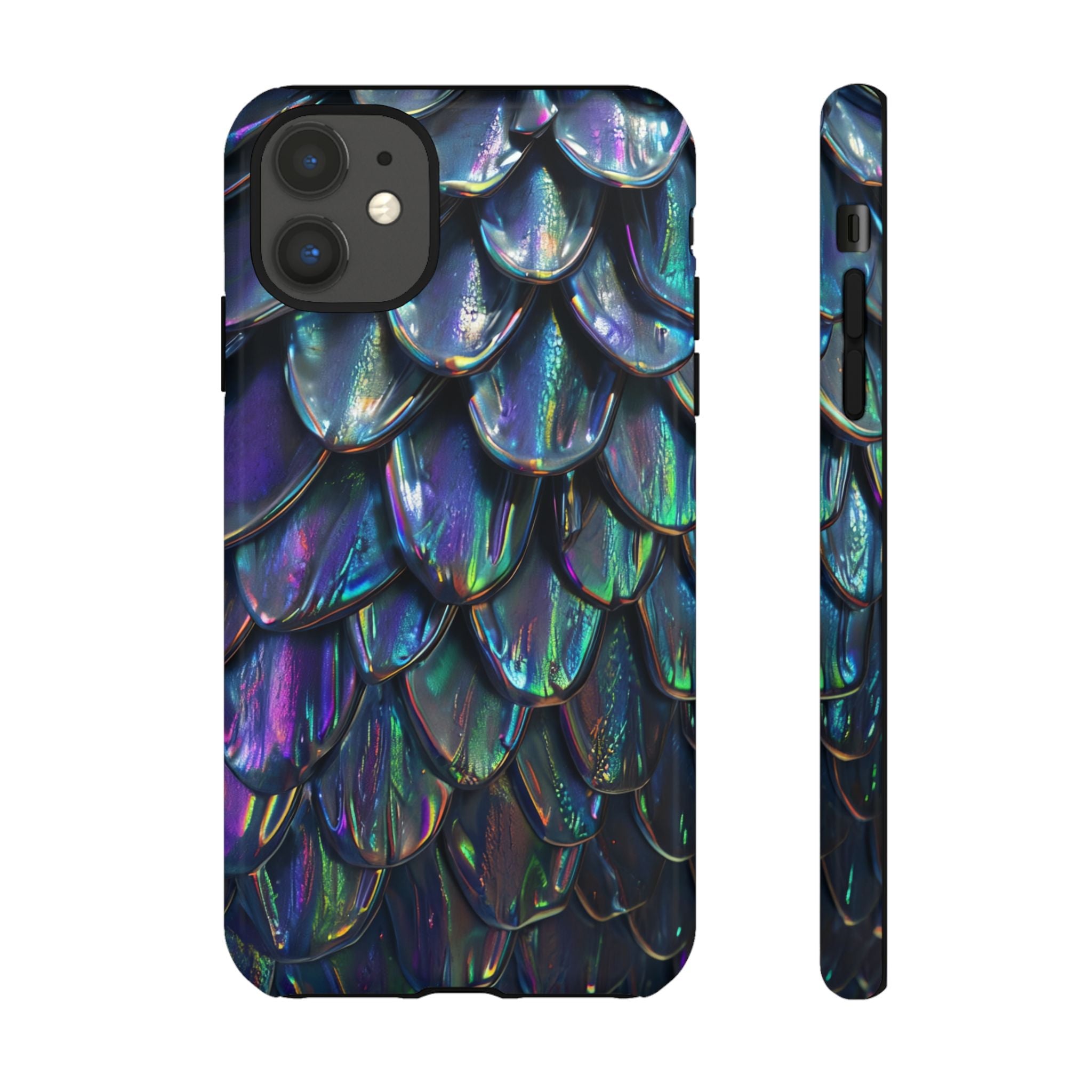 Dragon Scale Phone Case — Iridescent Dragon Scale Tough Case