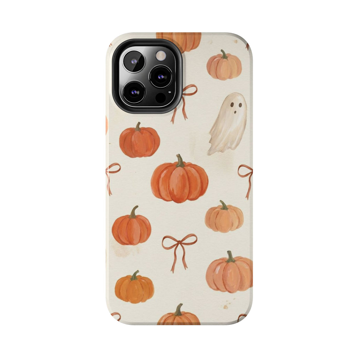 Pumpkin Ghost Phone Case – Cute Halloween Fall Pattern