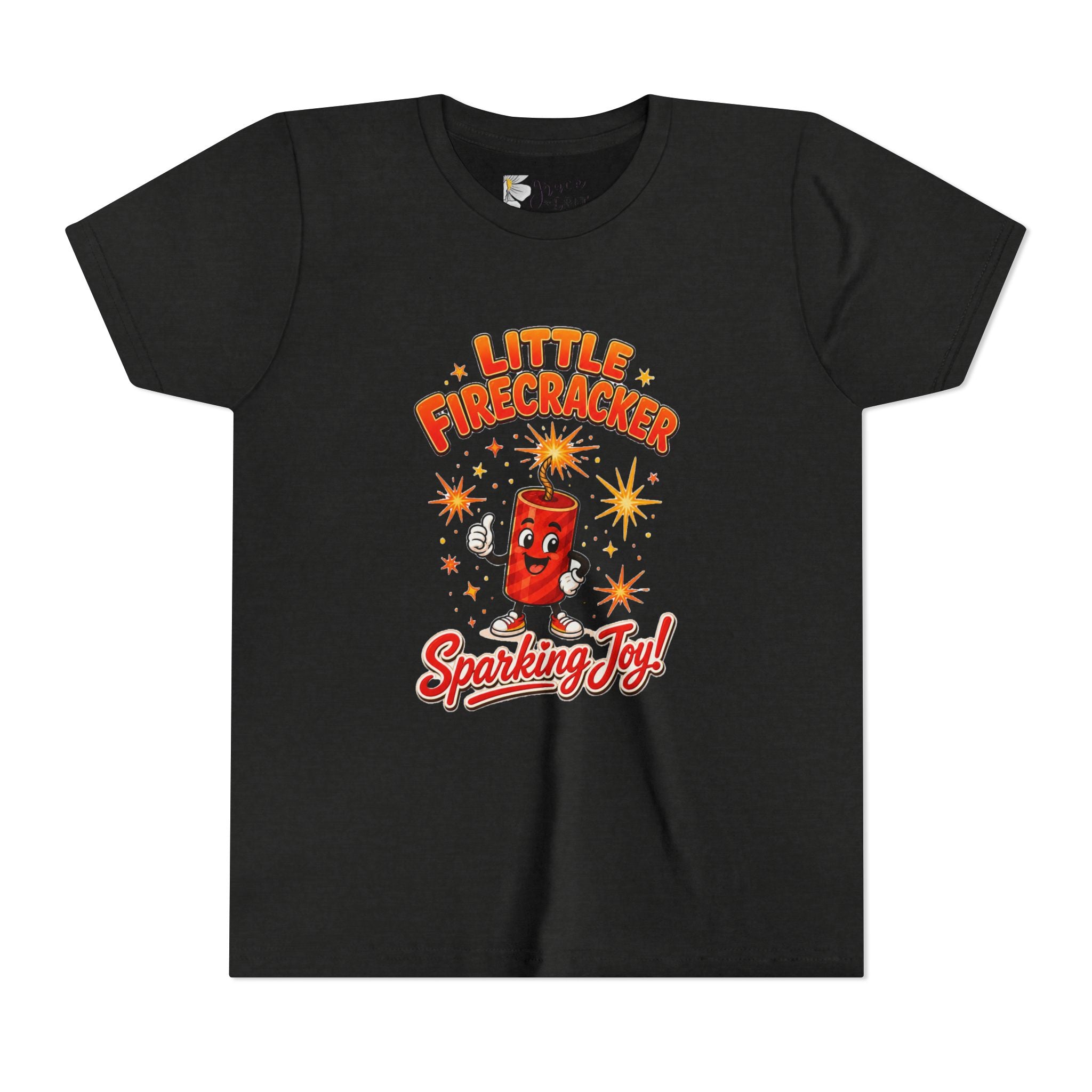 Little Firecracker Youth Tee – "Sparking Joy" Patriotic Kids Shirt