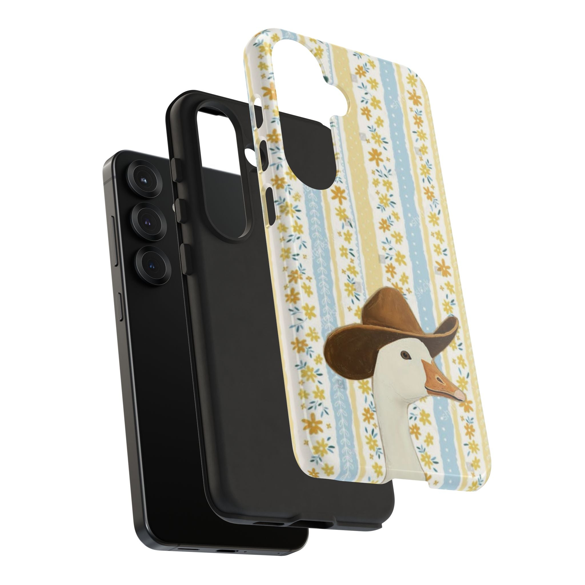 Goose Cowboy Phone Case – Cute Country Floral iPhone Cover