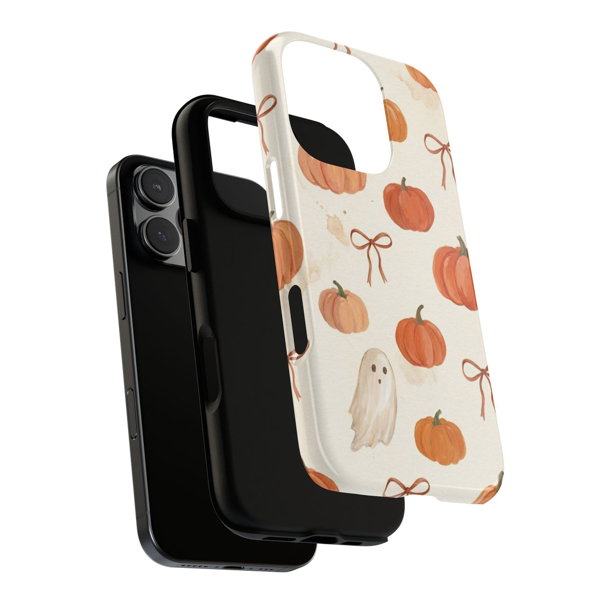 Autumn Pumpkin Ghost Tough Phone Case