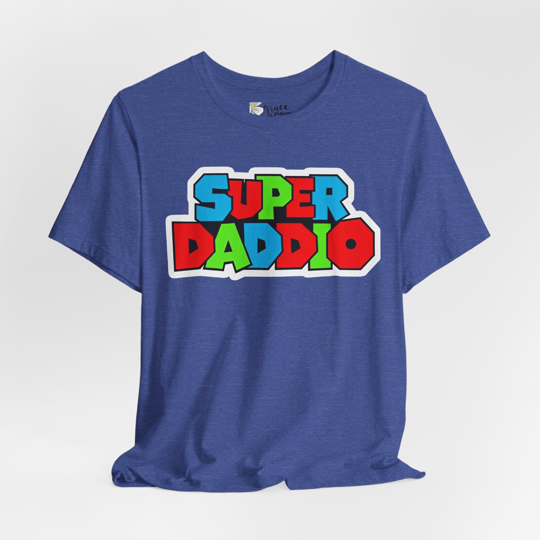 Super Daddio T-Shirt — Retro Gamer Dad Father's Day Tee