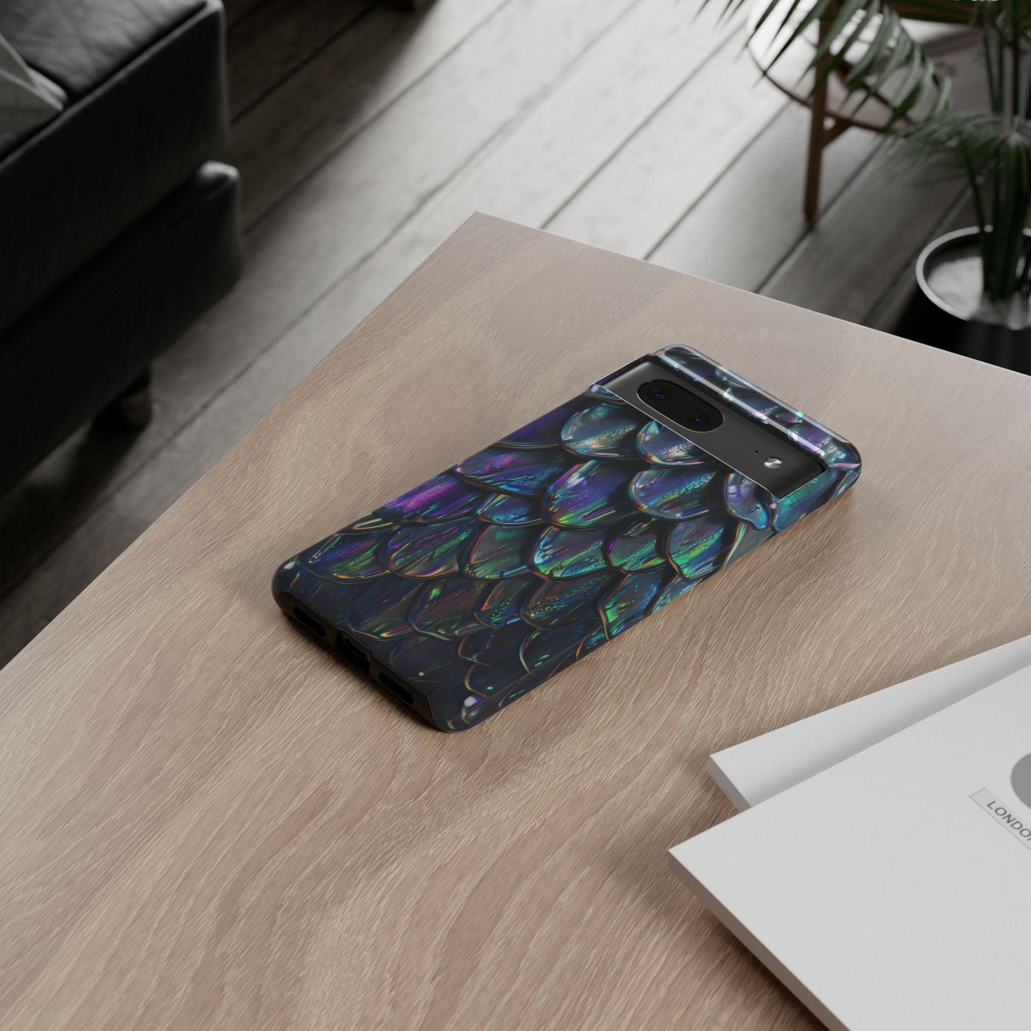 Dragon Scale Phone Case — Iridescent Dragon Scale Tough Case