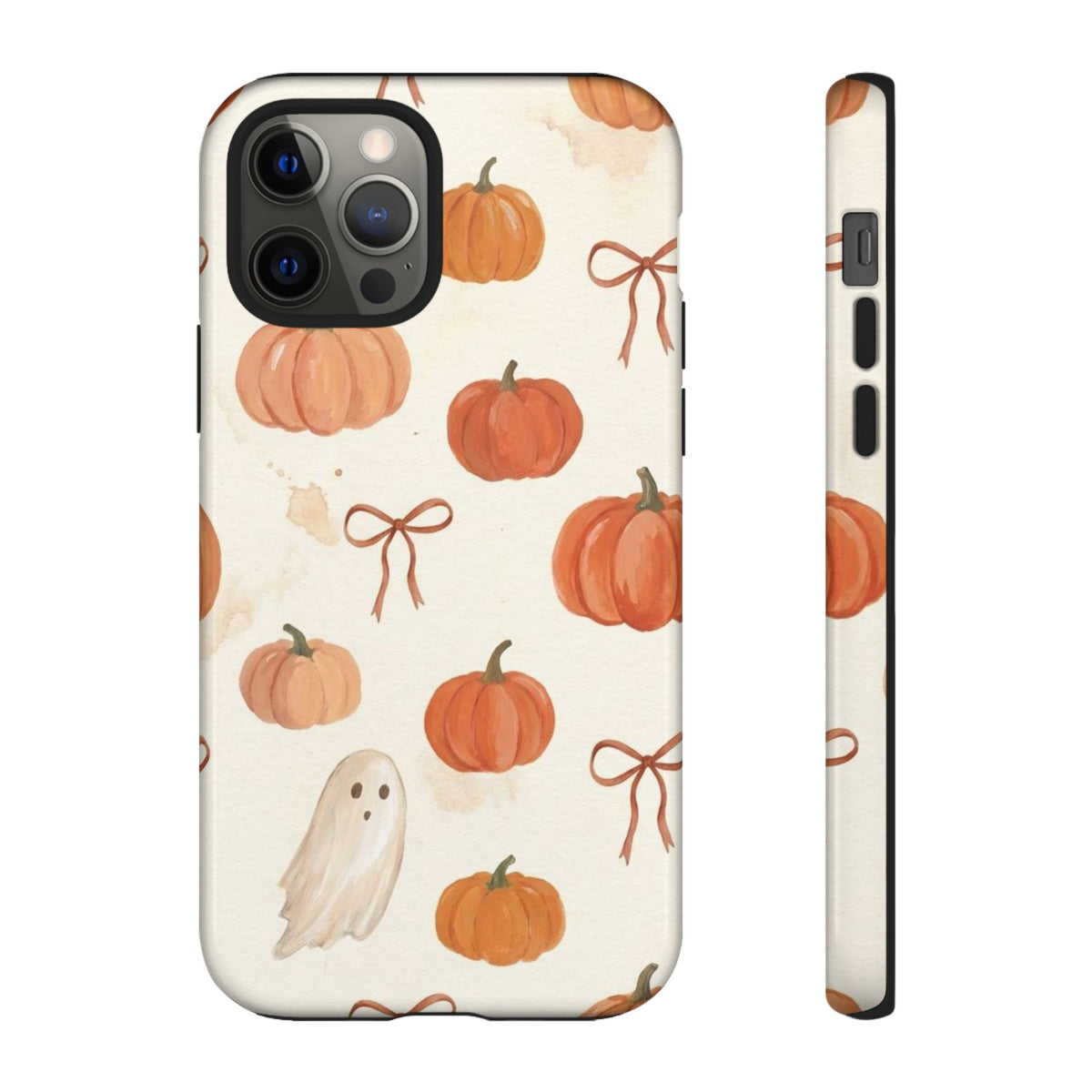 Autumn Pumpkin Ghost Tough Phone Case