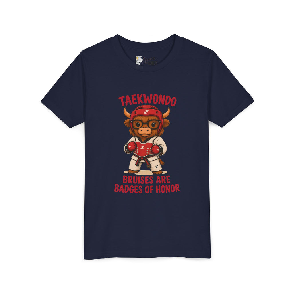 Taekwondo Buffalo Kids Tee | Bruises Are Badges of Honor