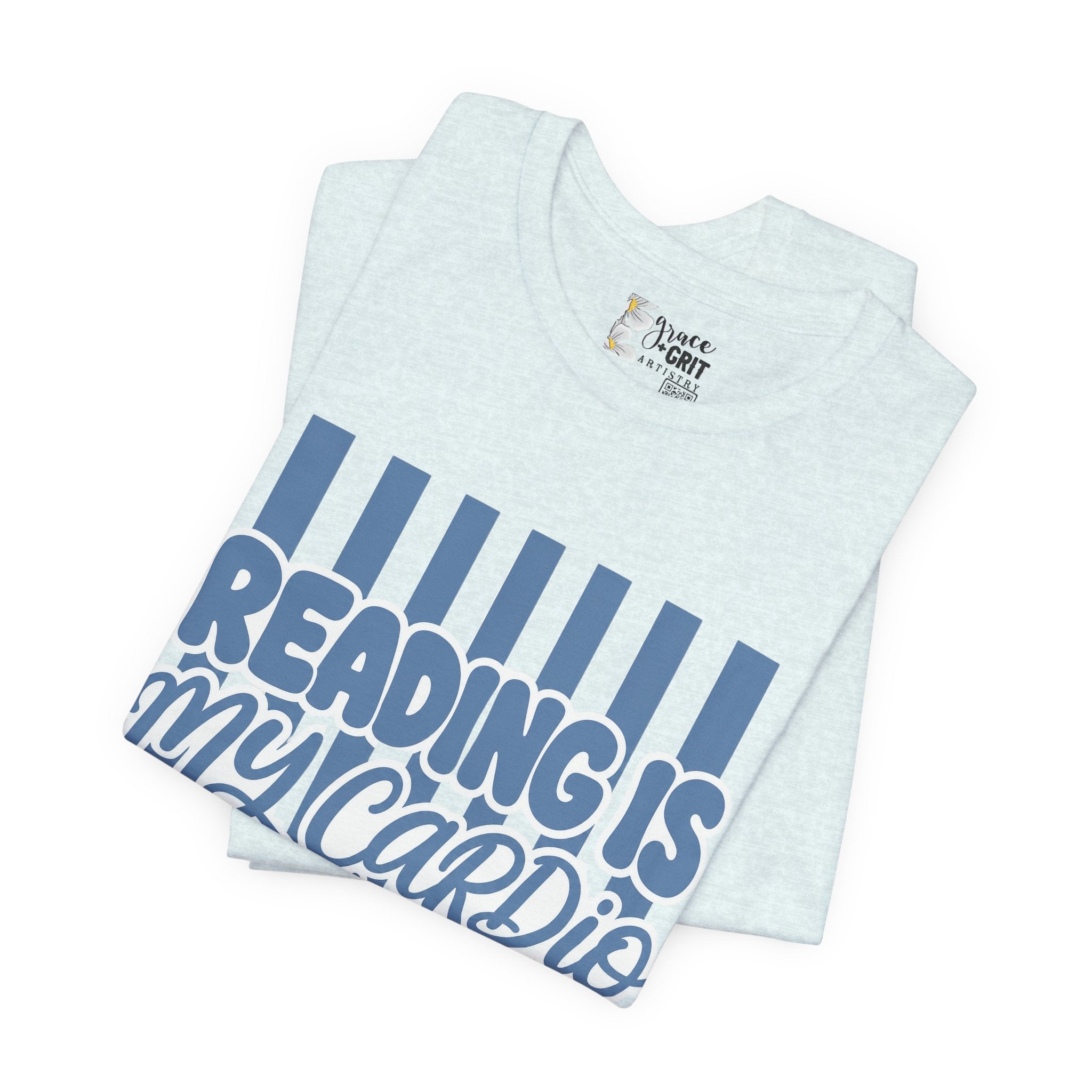 Reading Is My Cardio T‑Shirt — Funny Book Lover Tee