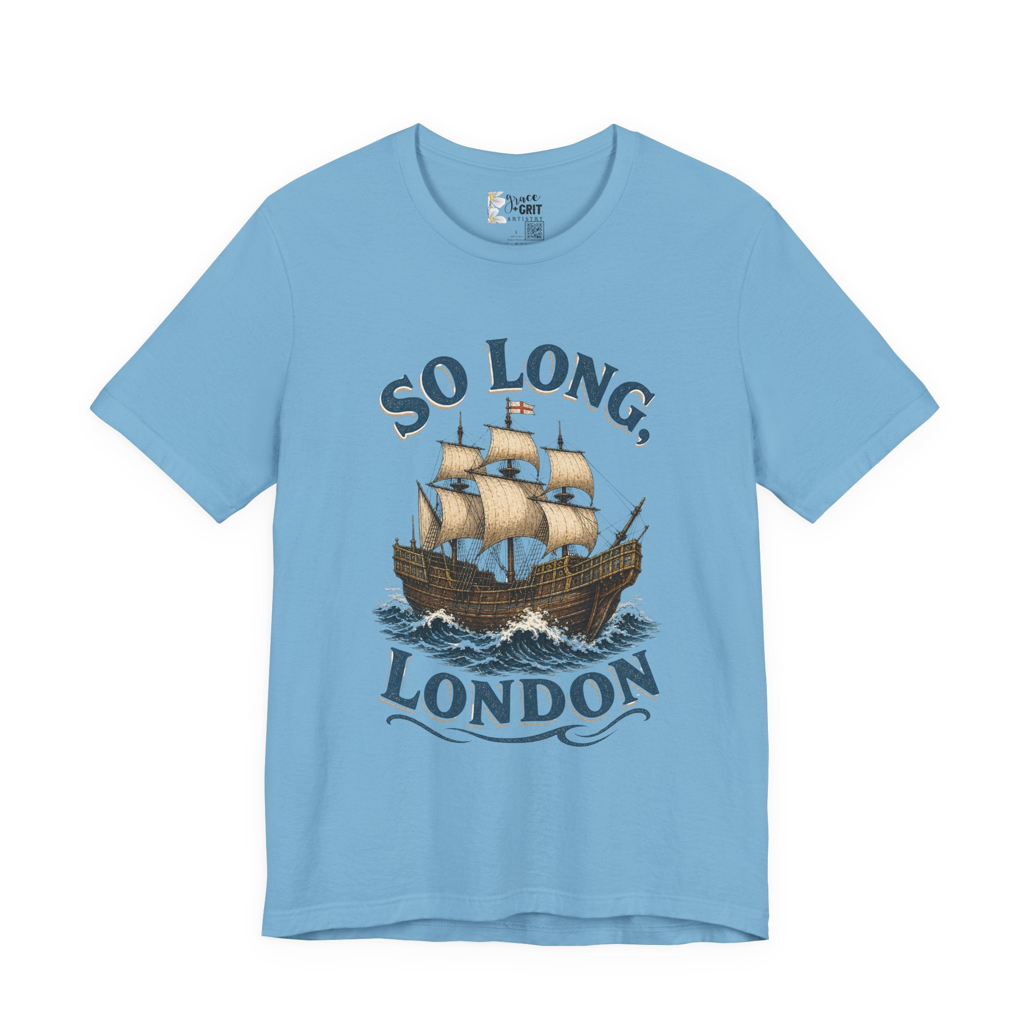 So Long London Ship T-Shirt — Vintage Sailing Graphic Tee