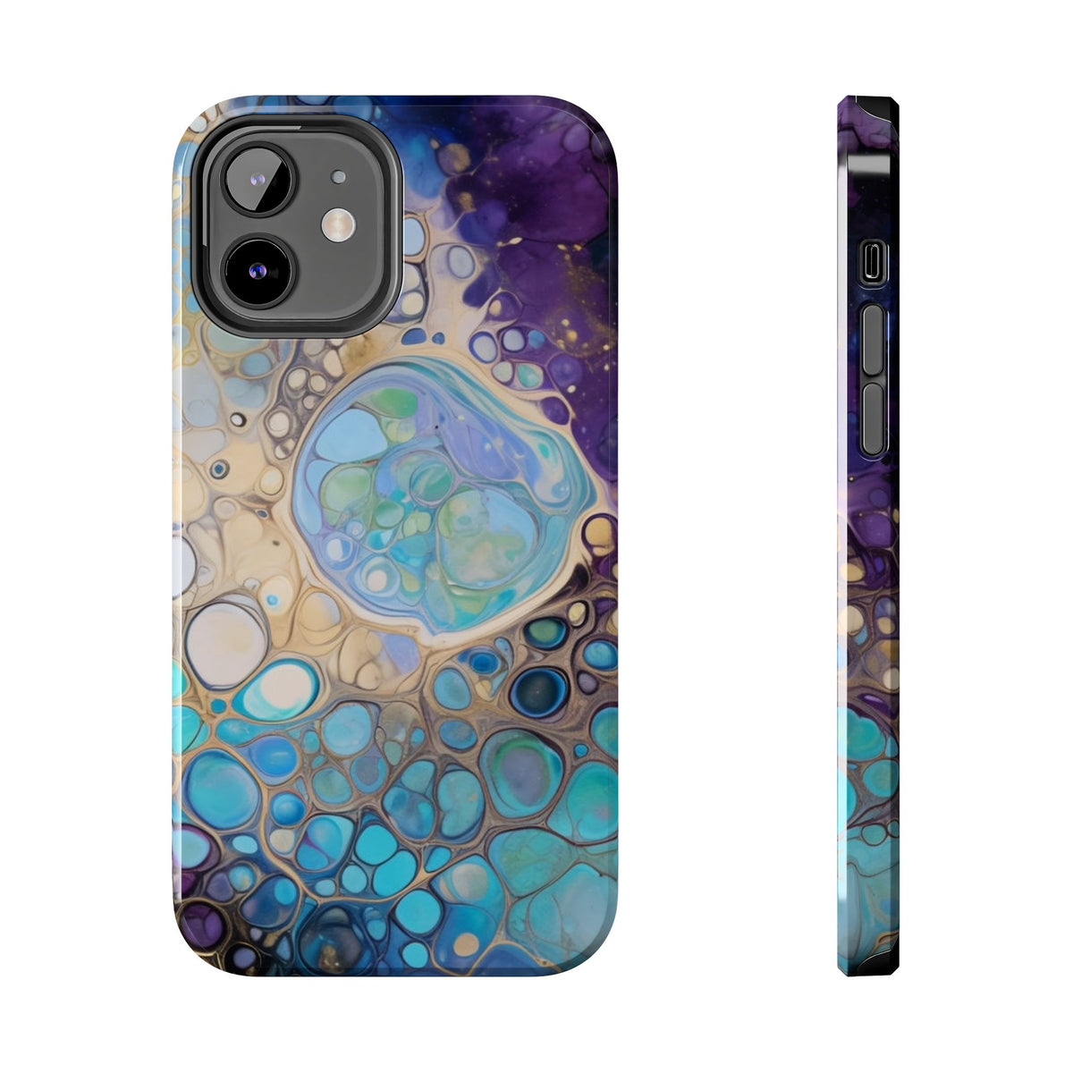 Abstract Ocean Bubble Tough Phone Case