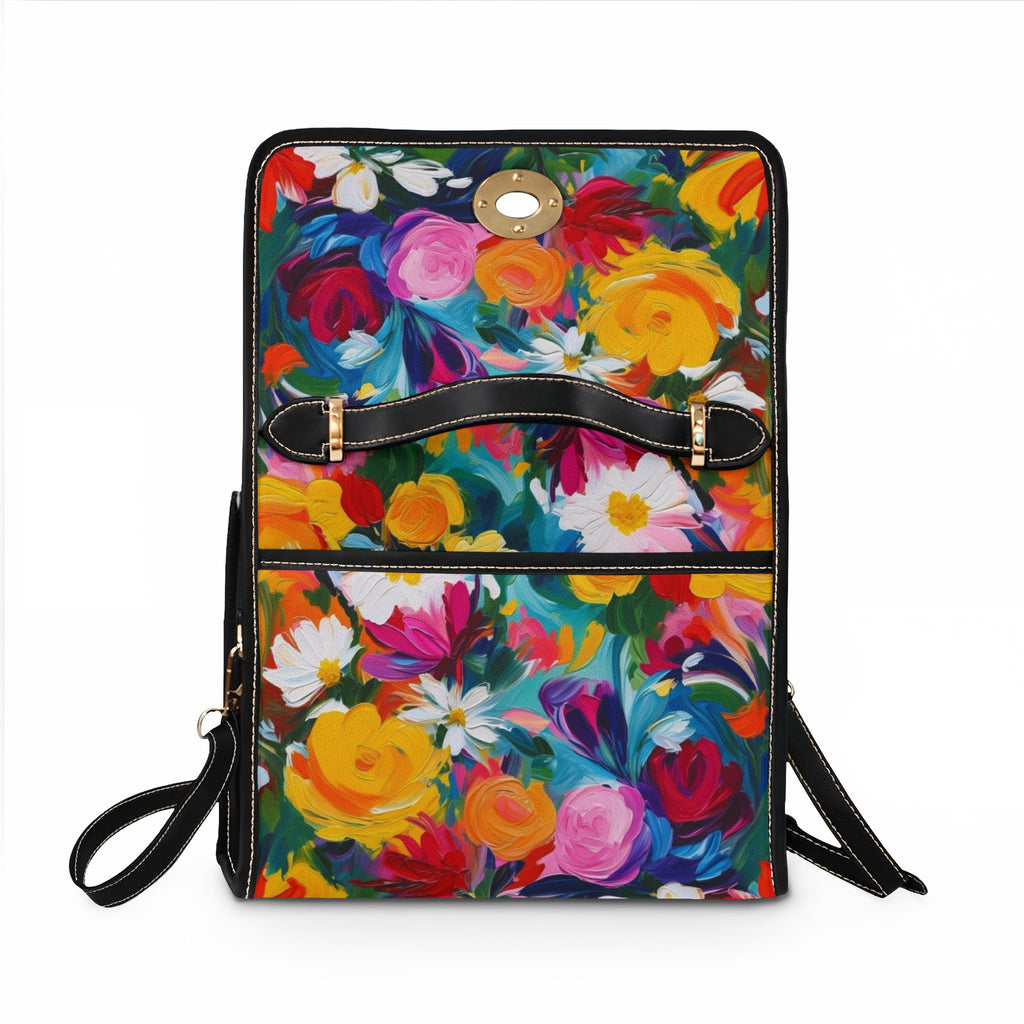 Colorful Floral Waterproof Canvas Bag
