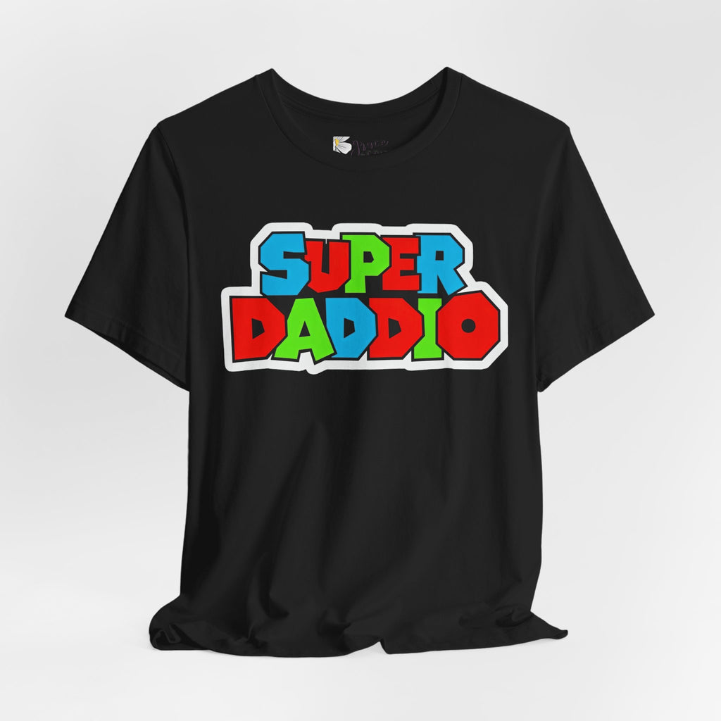 Super Daddio T-Shirt — Retro Gamer Dad Father's Day Tee