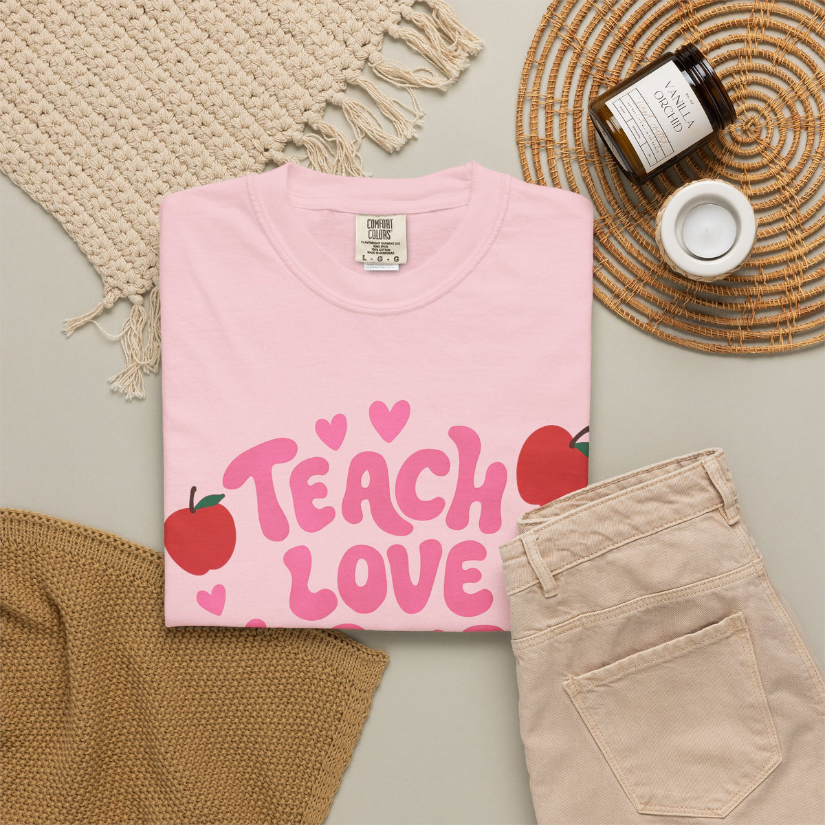 Teach Love Inspire Apple T-Shirt