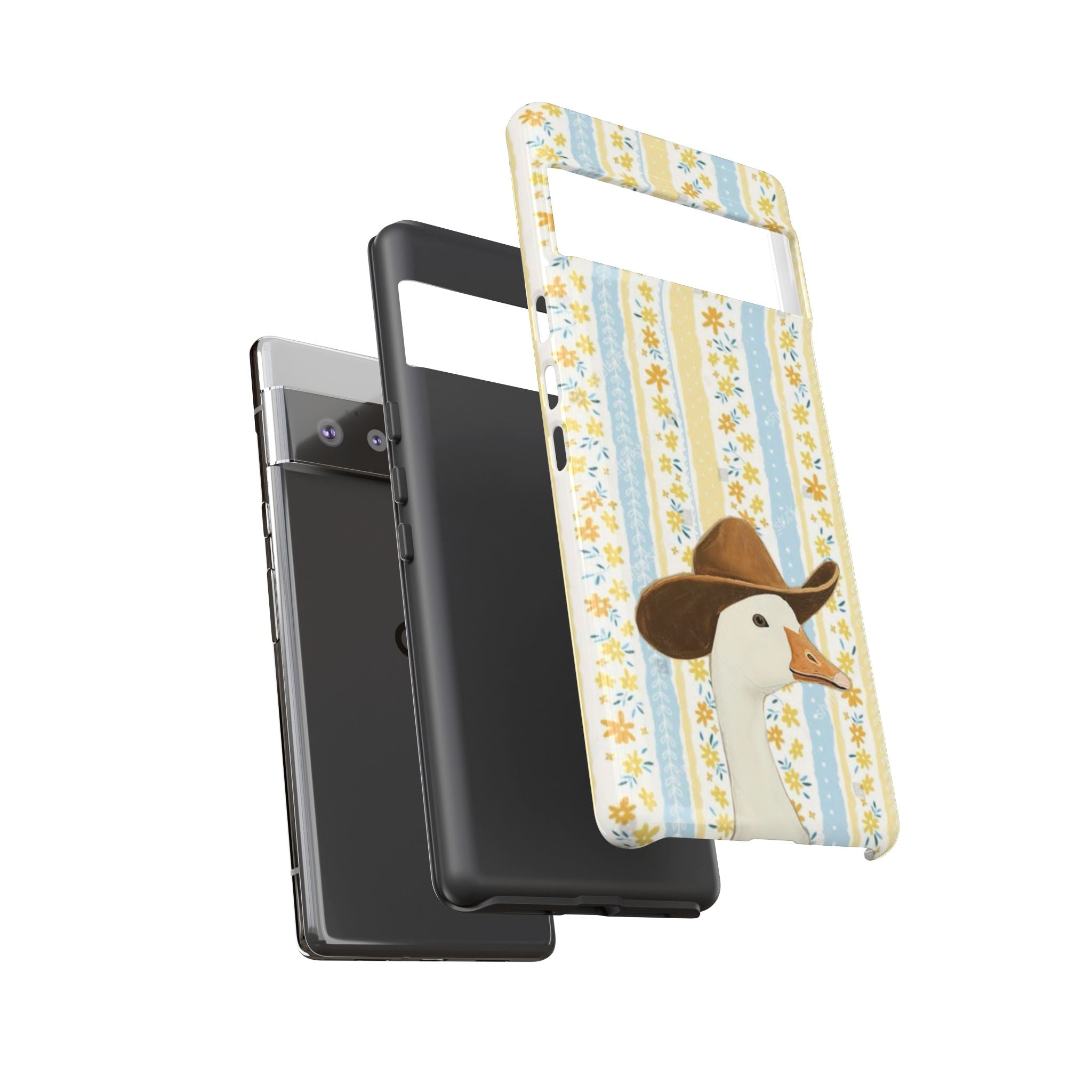 Goose Cowboy Phone Case – Cute Country Floral iPhone Cover