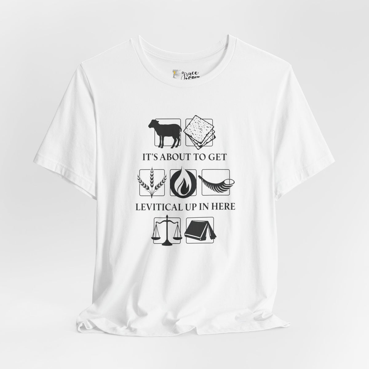 Levitical Up In Here T-Shirt — Funny Bible Symbols Tee