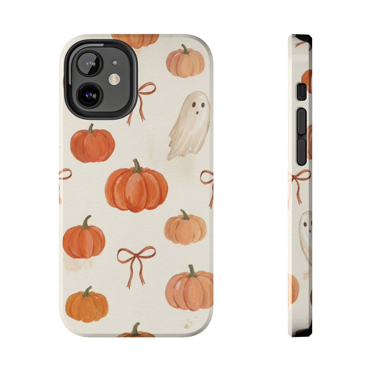 Pumpkin Ghost Phone Case – Cute Halloween Fall Pattern