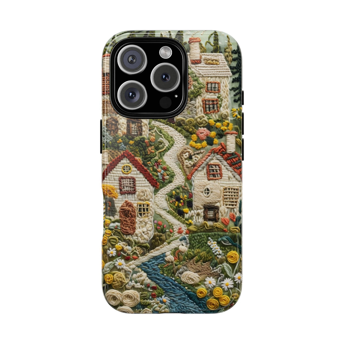 Cottagecore Garden Village Phone Case