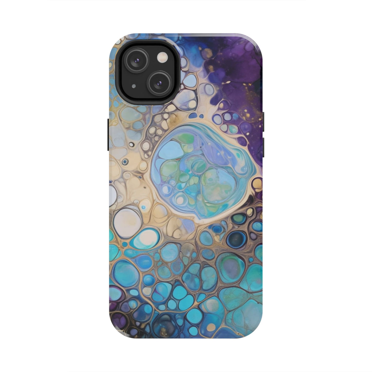 Abstract Ocean Bubble Tough Phone Case