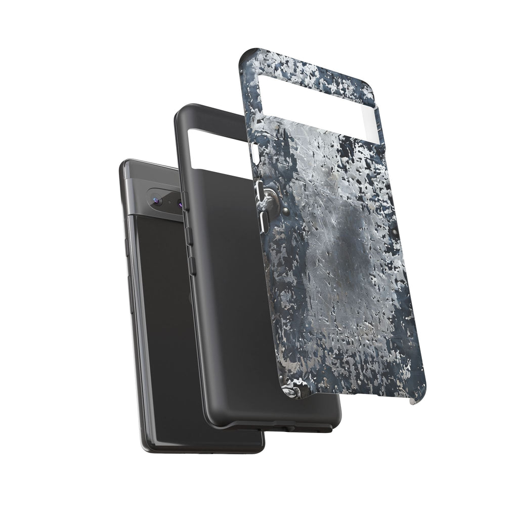 Rugged Rusted Metal Phone Case — Industrial Distressed Armor for iPhone