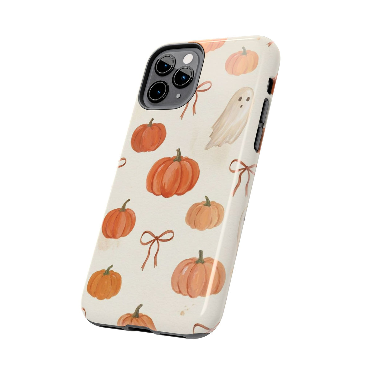 Pumpkin Ghost Phone Case – Cute Halloween Fall Pattern