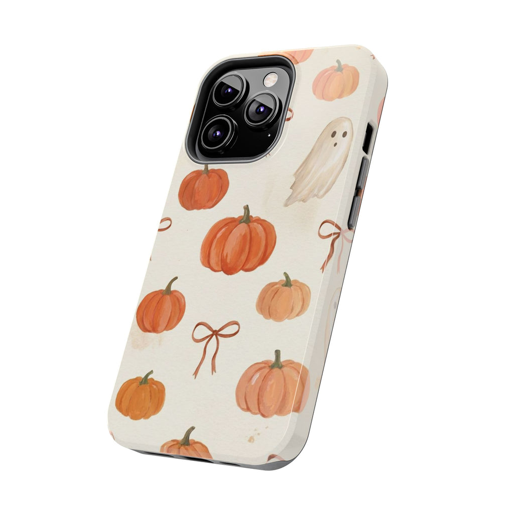 Pumpkin Ghost Phone Case – Cute Halloween Fall Pattern