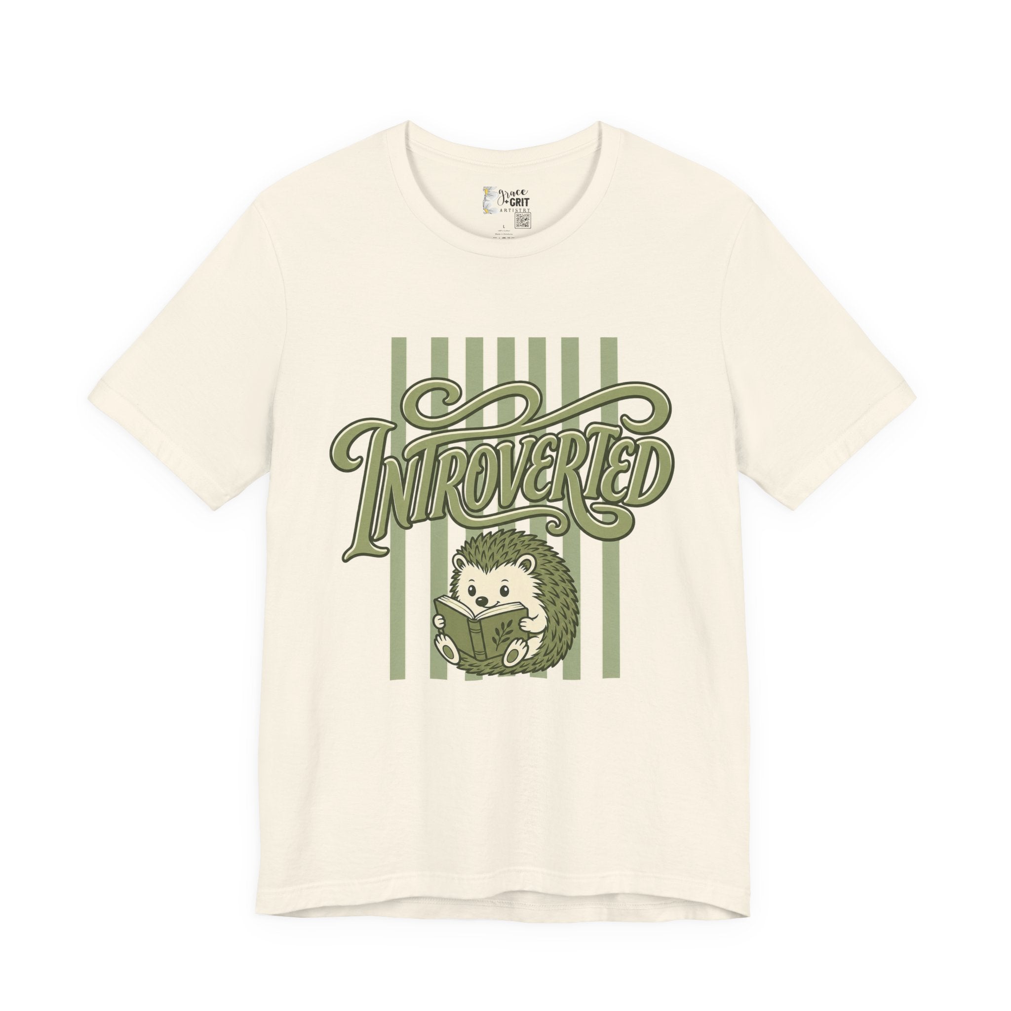 Introverted Hedgehog Tee — Cute Introvert Shirt