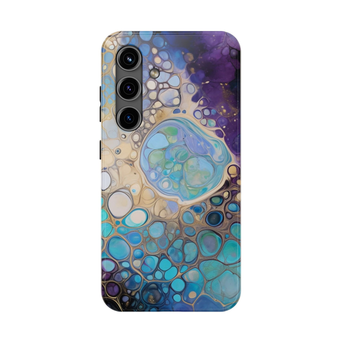 Abstract Ocean Bubble Tough Phone Case
