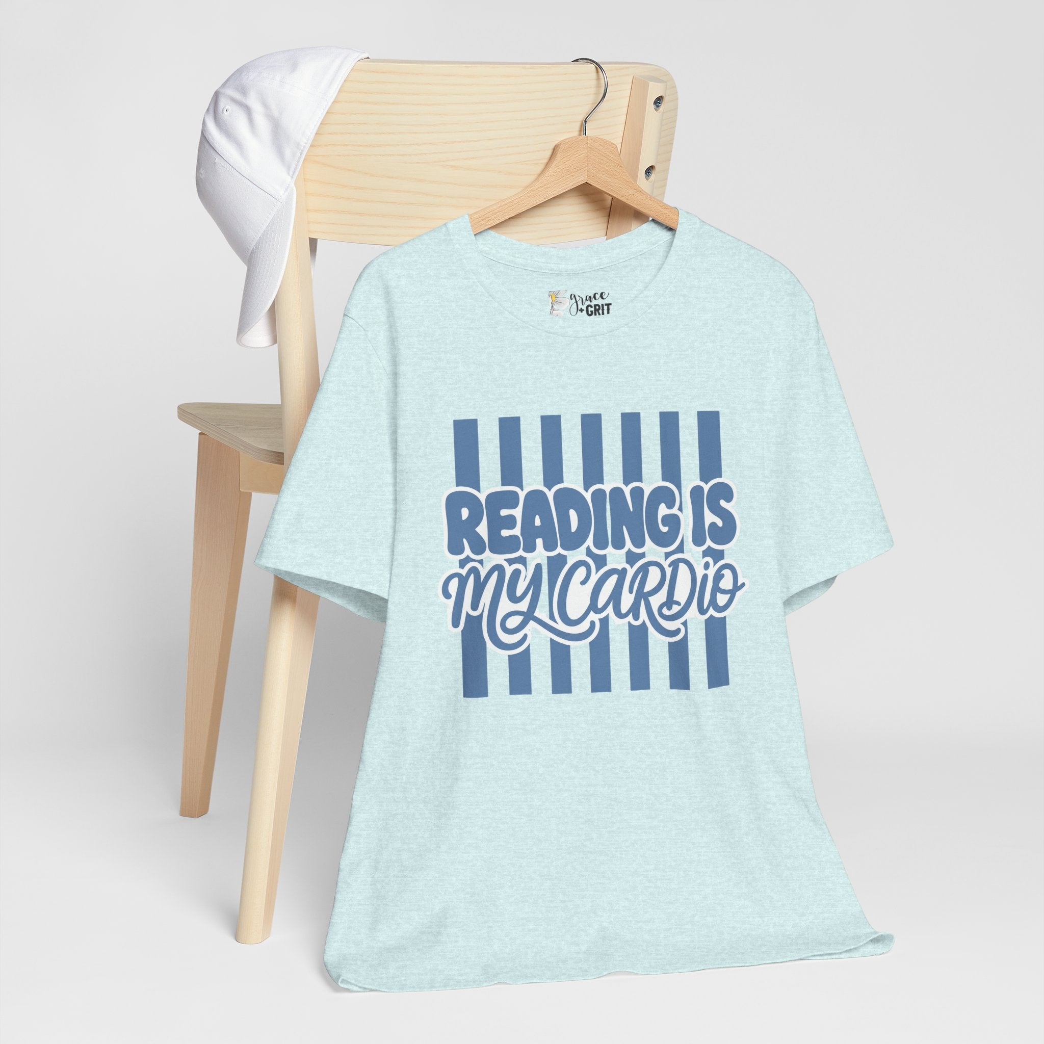 Reading Is My Cardio T‑Shirt — Funny Book Lover Tee