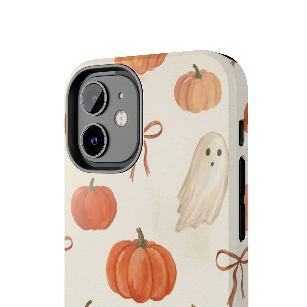 Pumpkin Ghost Phone Case – Cute Halloween Fall Pattern