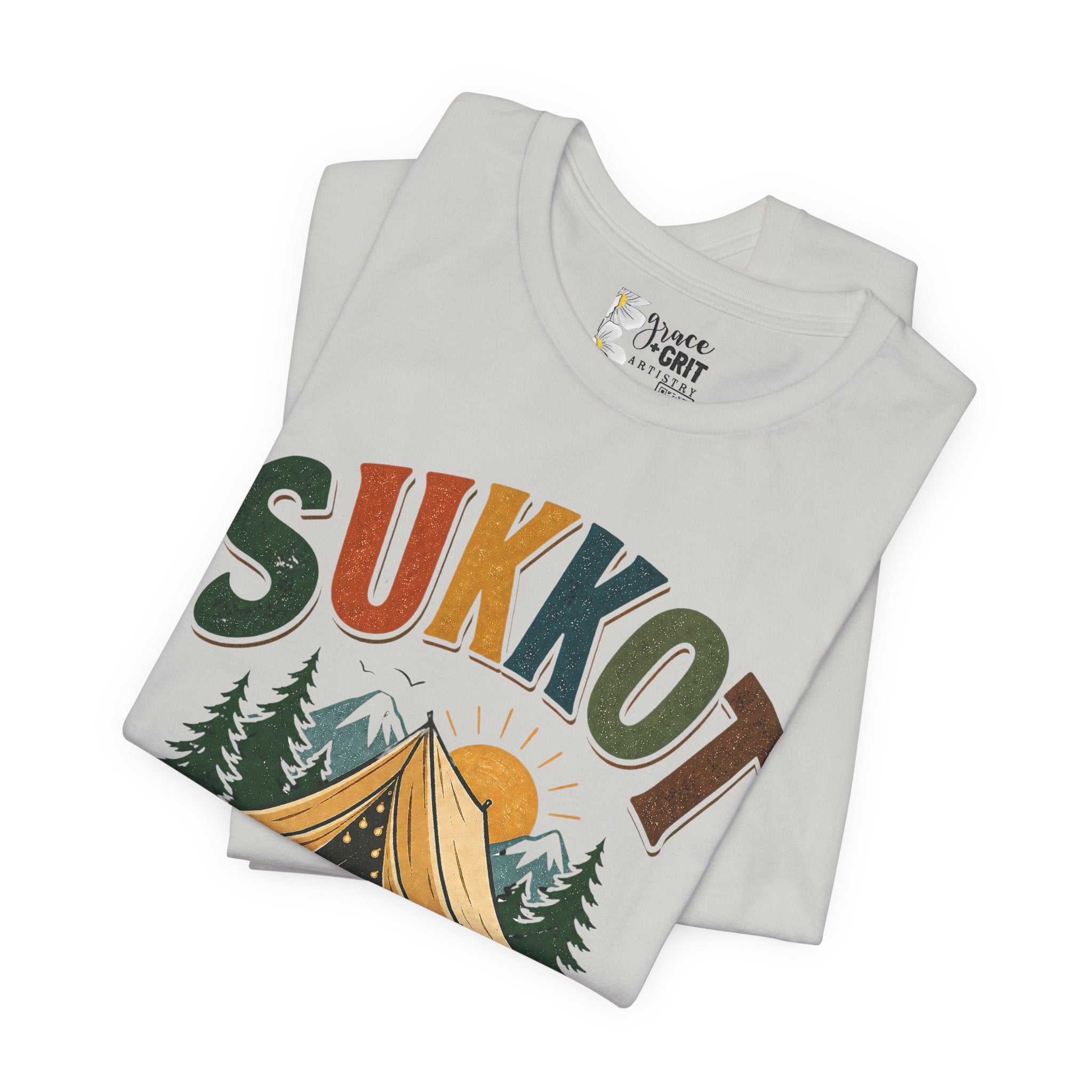 Sukkot Camping T-Shirt — "Sukkot: The World's Largest Family Camping Trip"