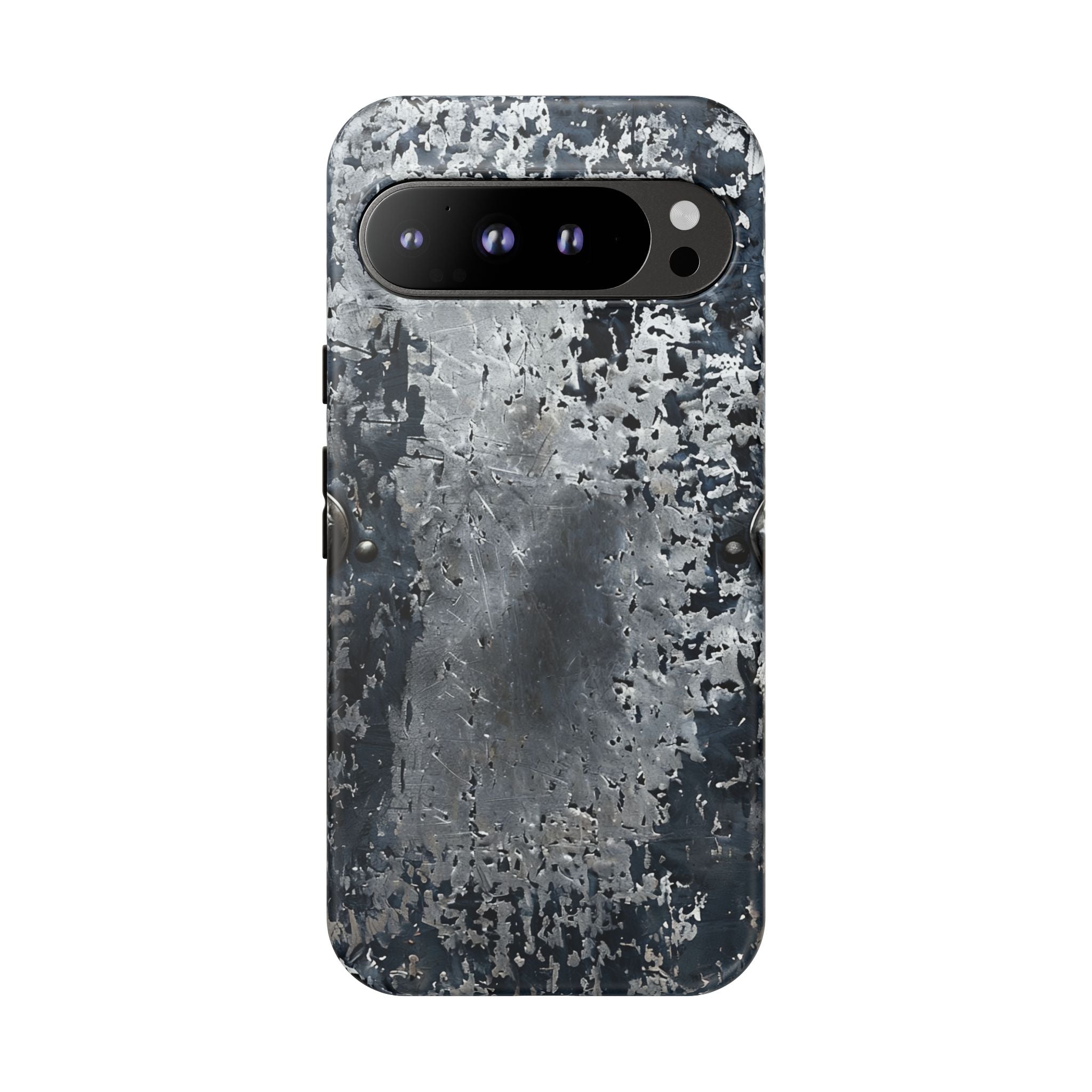 Rugged Rusted Metal Phone Case — Industrial Distressed Armor for iPhone