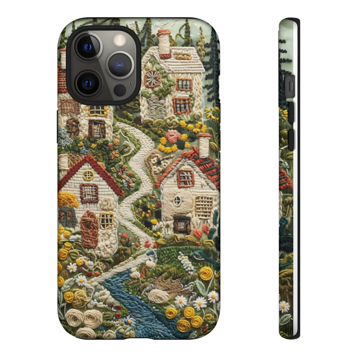 Cottagecore Garden Village Phone Case