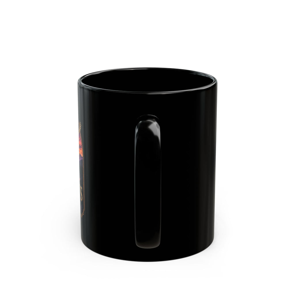 Hogwarts Highlands Black Mug — Castle Sunset Coffee Cup (11oz/15oz)