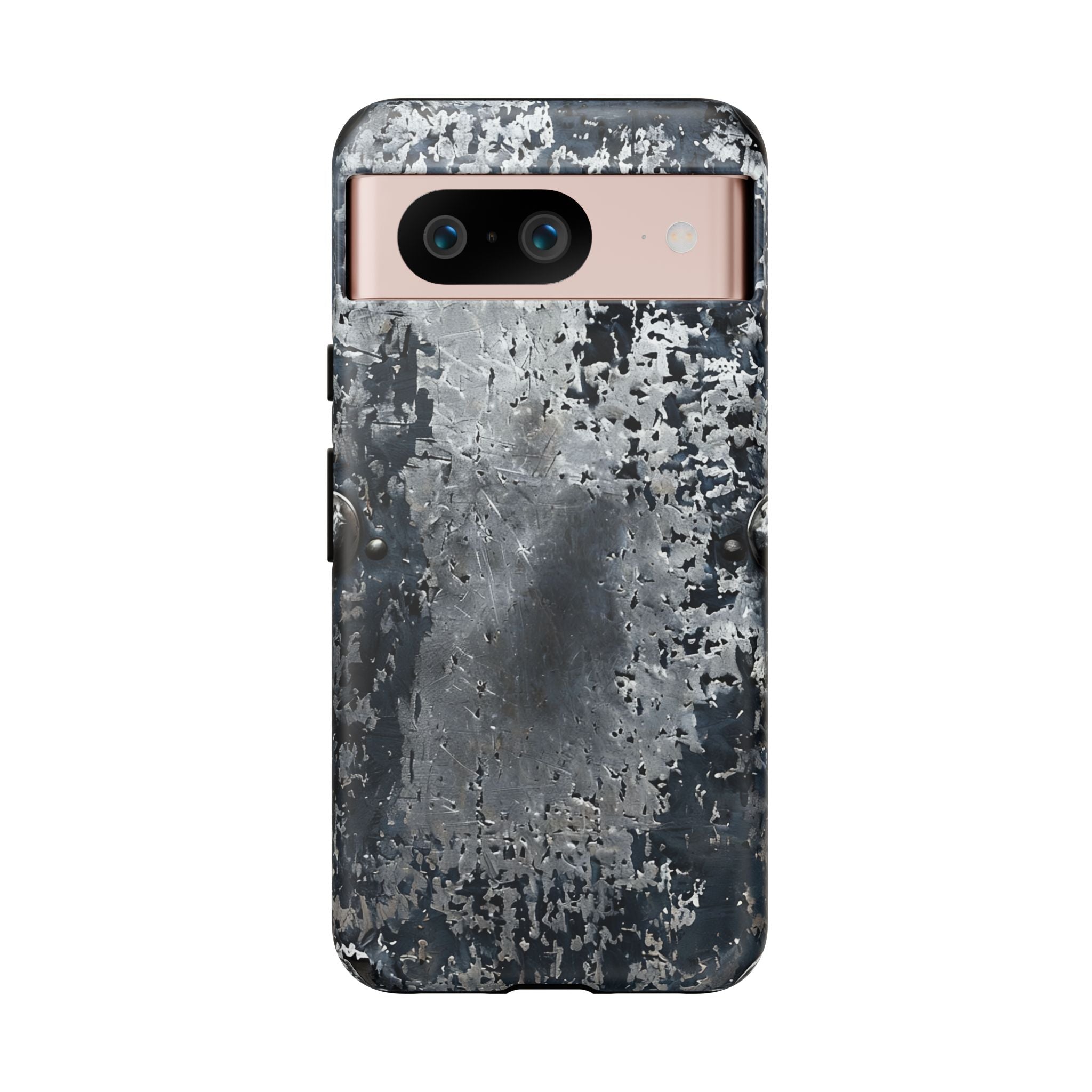 Rugged Rusted Metal Phone Case — Industrial Distressed Armor for iPhone