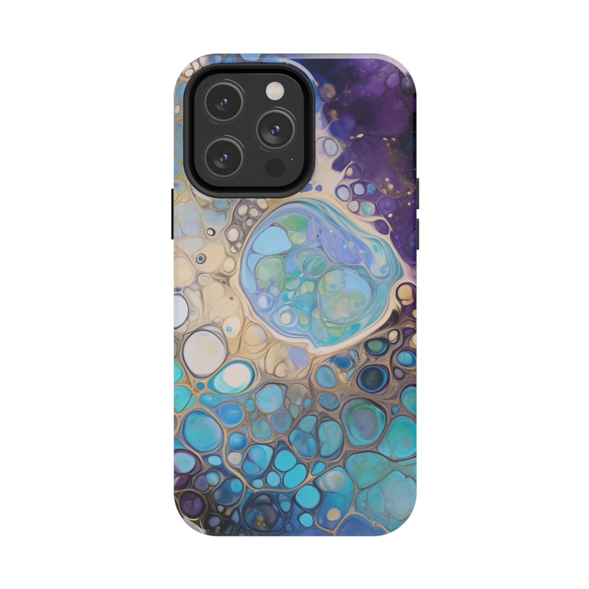 Abstract Ocean Bubble Tough Phone Case
