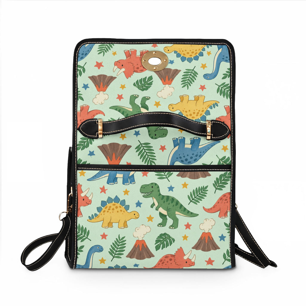 Dinosaur Adventure Canvas Crossbody Bag