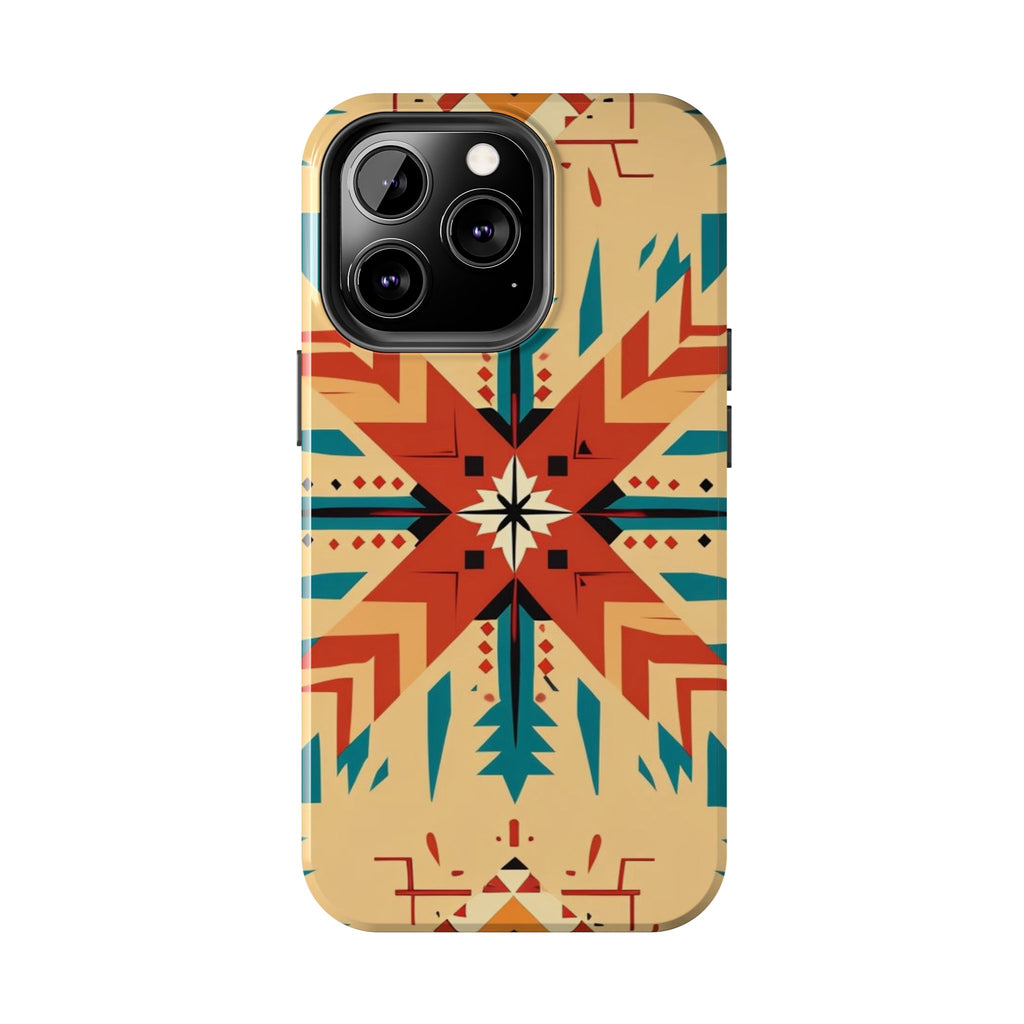 Southwestern Geometric Starburst Tough Phone Case