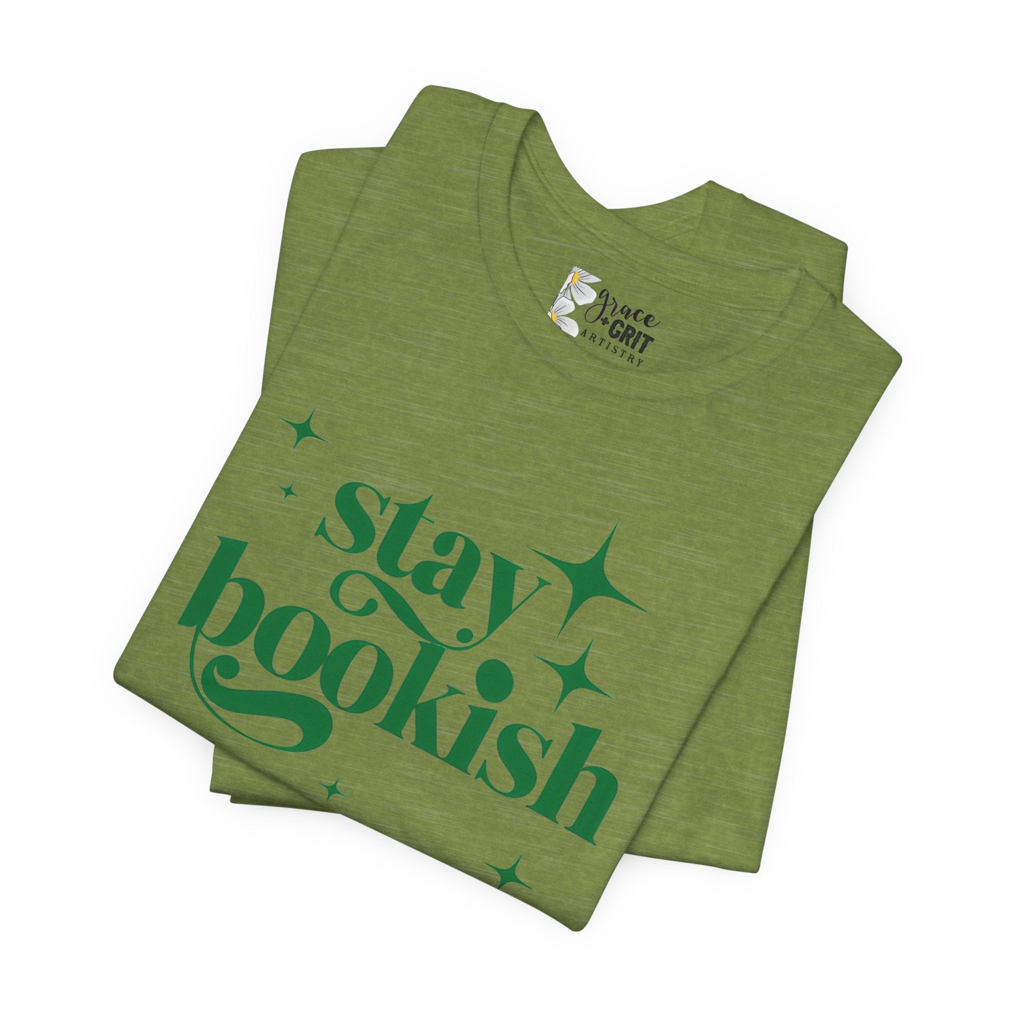 Stay Bookish T-Shirt | Book Lover Typography Tee