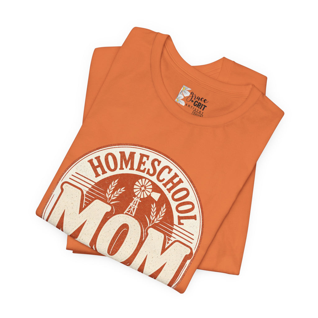 Homeschool Mom T-Shirt – "Teacher • Principal • Lunch Lady • Referee" Tee