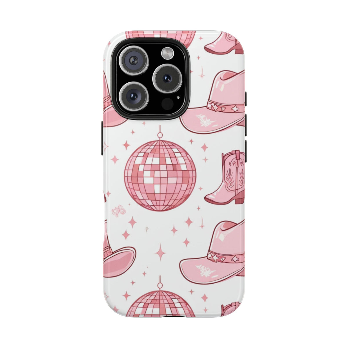 Pink Cowgirl Disco Phone Case