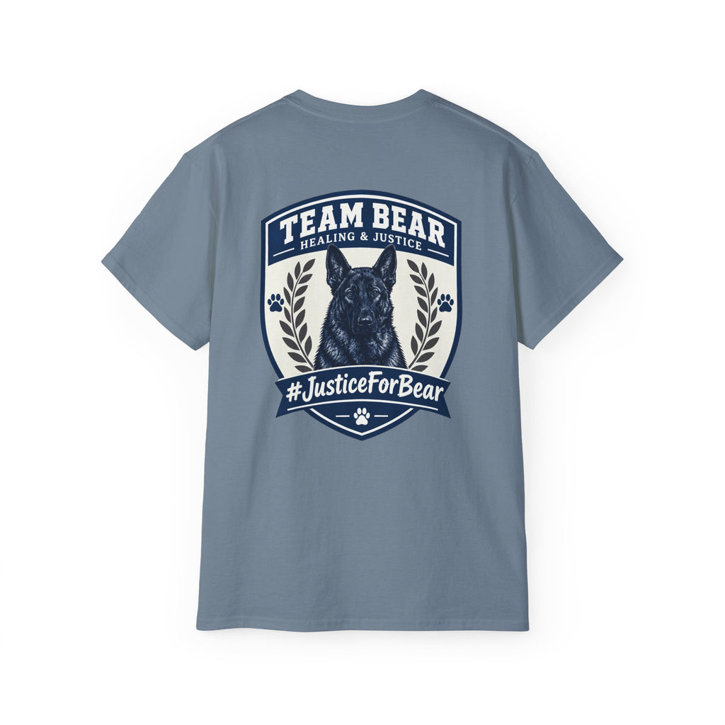 Team Bear #JusticeForBear Animal Advocacy T-Shirt