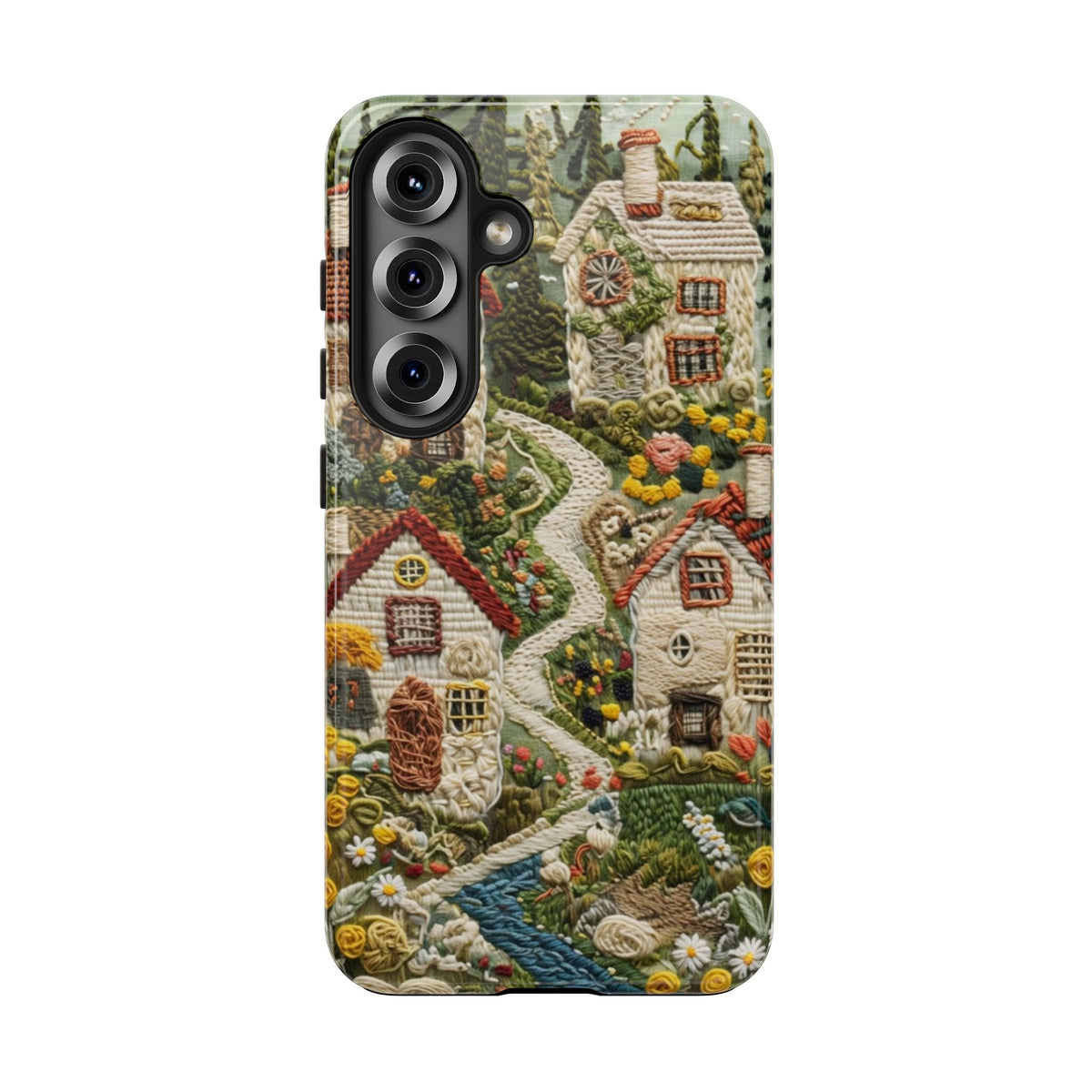 Cozy Cottagecore Village Tough Phone Case