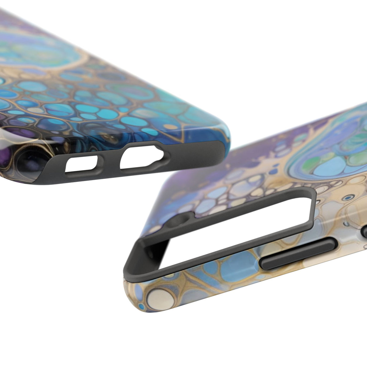Abstract Ocean Bubble Tough Phone Case