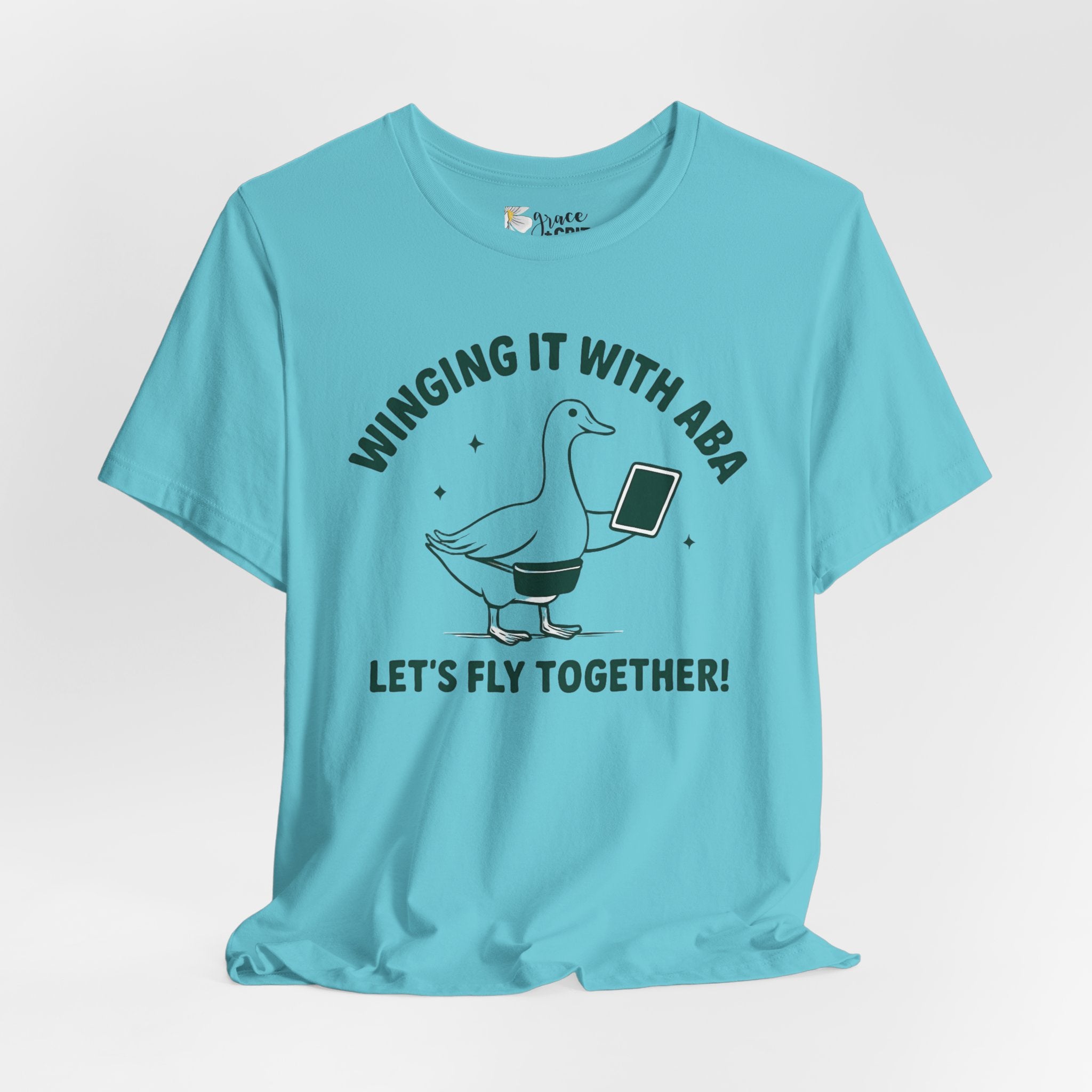Winging It With ABA Goose Tee | Let's Fly Together T-Shirt